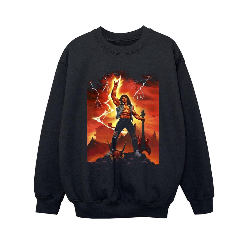 Netflix Boys Stranger Things Hell Gitarren-Sweatshirt
