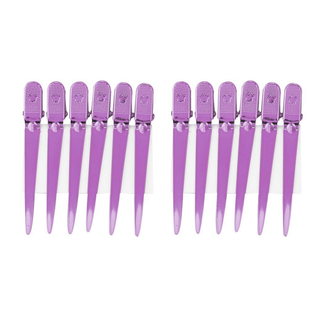 12pcs Durable Hair Styling Clips Professional Hair Sectioning Clips For Salon Styling розы красного