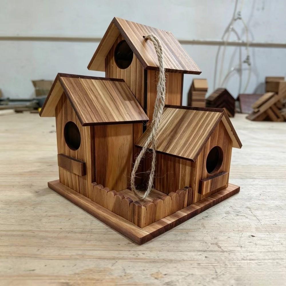 Incubation Box Bird Breeding Box Thickened Hanging Birdhouse Wooden Bird House  Backyard