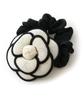 VINGTAINE Camellia Monochrome Elegant and Cute for and Kindergarten Entrance Ceremonies Scrunchie, Mesh, Adults, Weddings, After-Parties, Graduations,