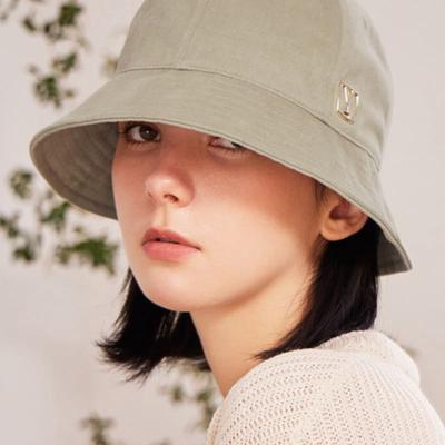 VA Square Stud 6-Panel Bucket Hat Light Khaki