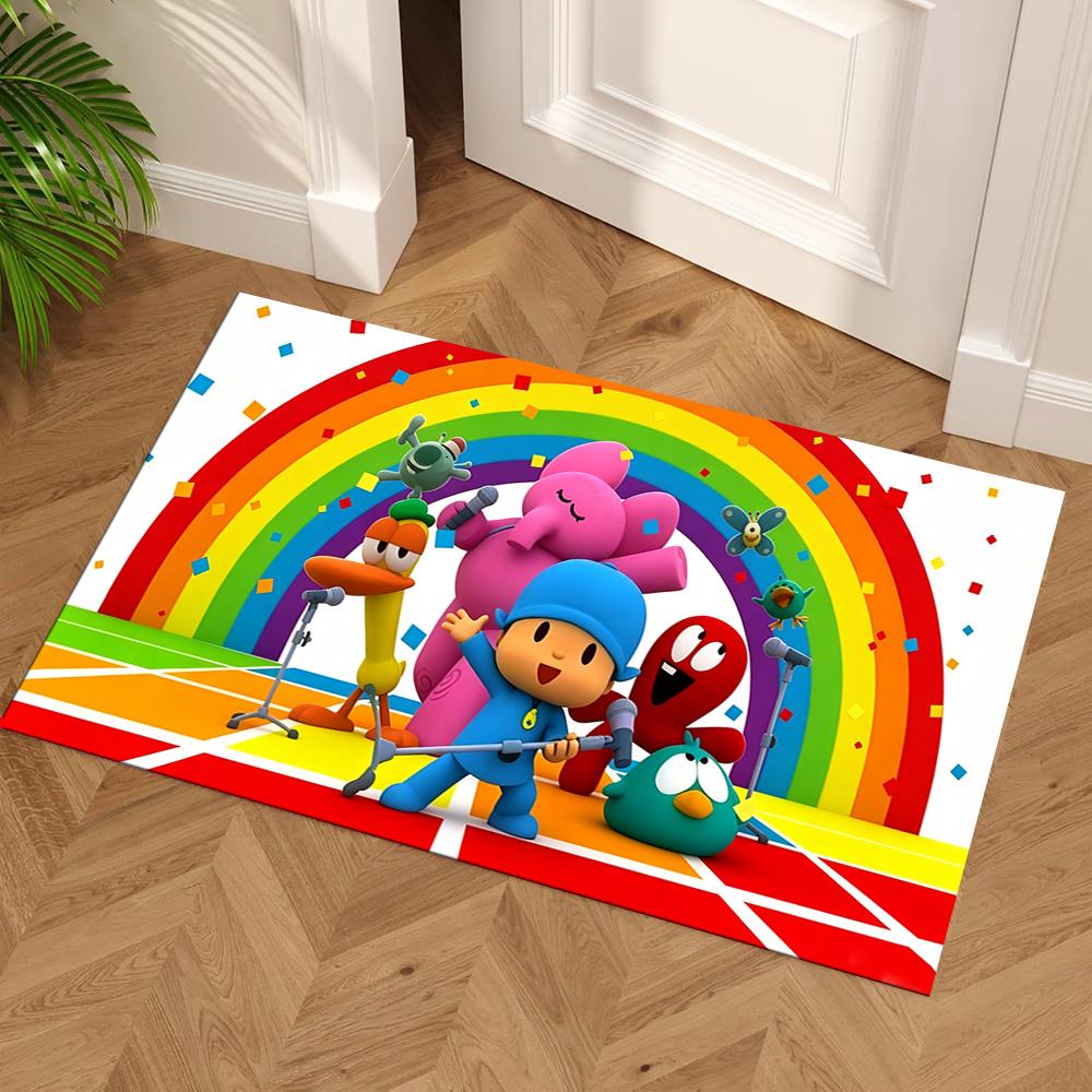 Pocoyo Carpet Suitable for Kitchen Hallway Balcony Dormitory Anti-slip Rug Decorate Offices Gift for Festivals