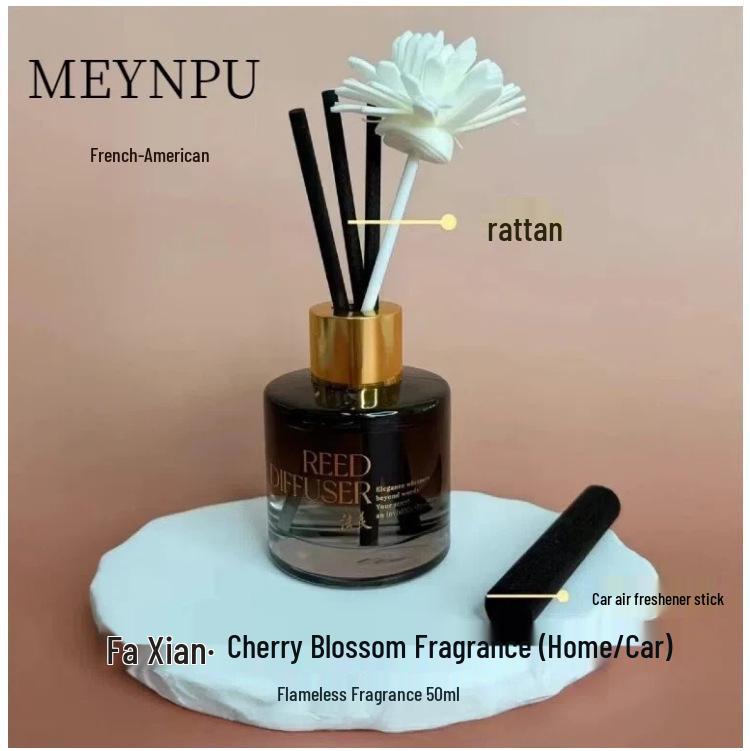 Fa Xian Home Premium Flameless Aroma Diffuser for Long-Lasting Fragrance in Bedrooms 200ml Home Jasmine