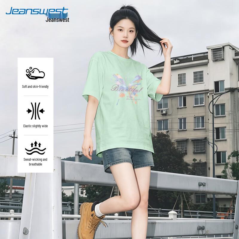 Jeanswest Women s Butterfly Print Cotton T-Shirt XL