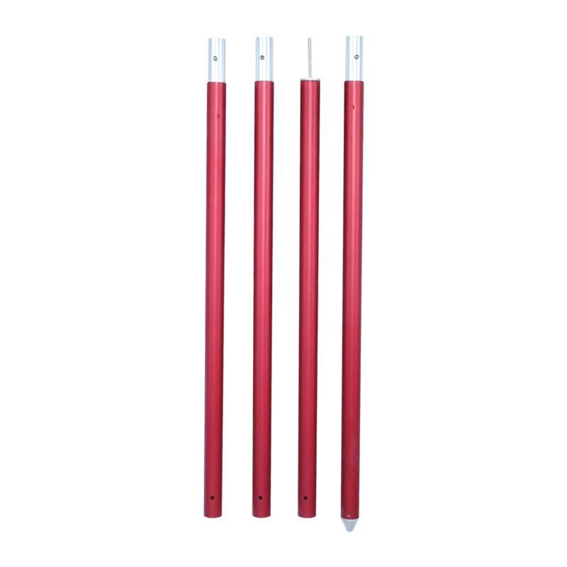 Aluminum Tent Pole Extension Rod 4-Section Telescopic Support Canopy Awning Doorway Outdoor Camping