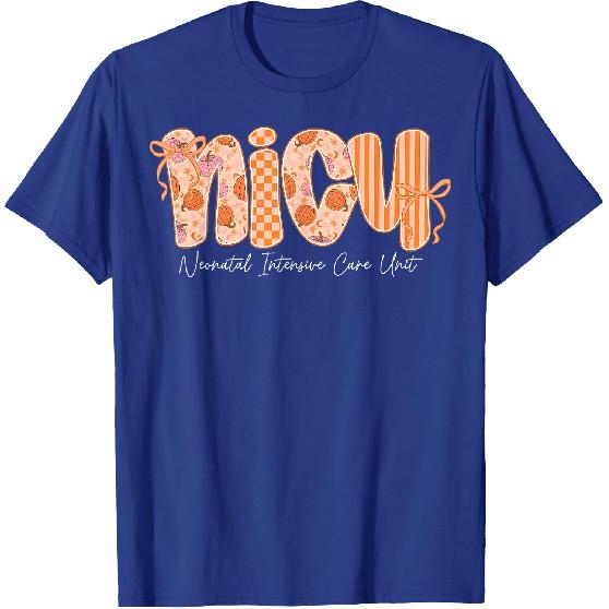 Nicu Nurse Cutest Pumpkin Fall Thanksgiving Nursing T-Shirt