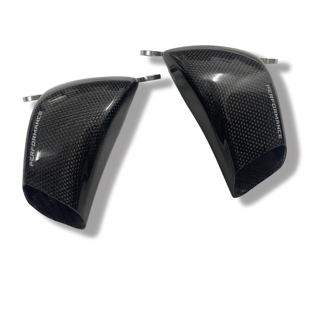 Carbon Fiber Motorcycle Front Brake Air Duct Caliper Radiator Cover For DUCATI PANIGALE V4 V2 V4S Streetfighter V4 V4S 2018-2023
