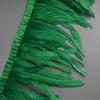 25-30cm Rooster Feather Trimming Chicken Feathers Trims Rooster Tail Feather Ribbon Dress Skirt Costume Carnival Decoration