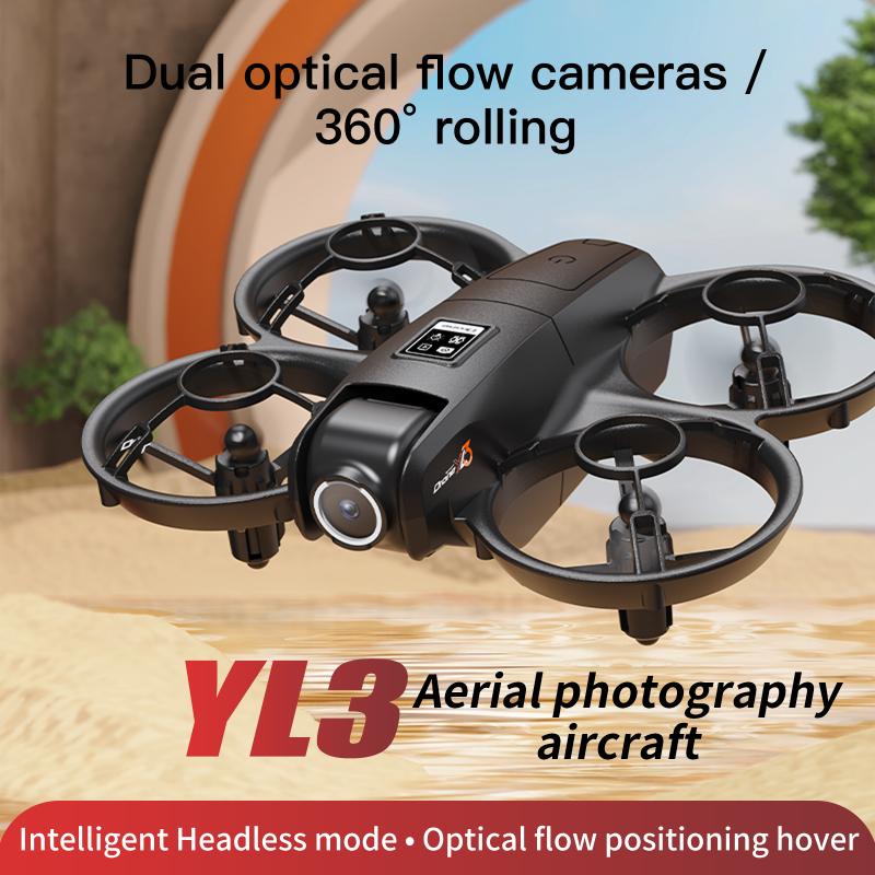 2026 YL3 Drone Professional 8K Dual Camera Long Battery Life WIFI Brushless Motors Obstacle Avoidance Foldable Quadcopter Boy Gifts