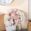 Simulation Hydrangea Beautiful Single Branch Non-withering Artificial Hydrangea Flower Wedding Hand Fake Hydrangea Flower Simulation Hydrangea