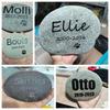 Cross-Border Pet Memorial Stone: Engraved Pebble for Dogs and Animals, Outdoor Use