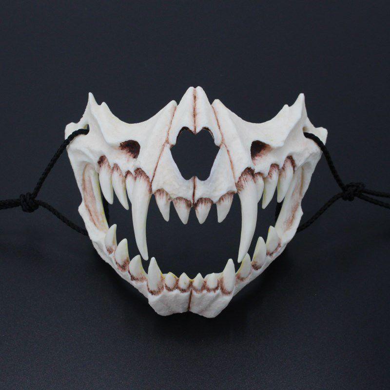 Creepy Resin Skull Mask Ideal For Halloween Celebrations And Animal Theme Parties