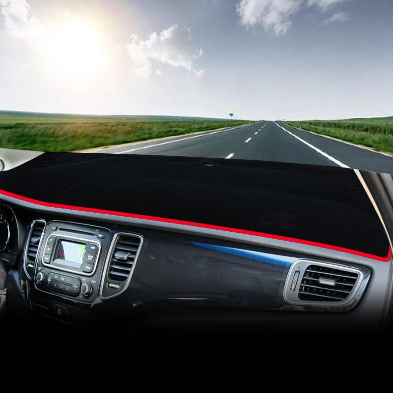 Husa pentru bordul mașinii Evitați tamponul de lumină Umbrire de soare Covoare anti-UV Covoraș anti-alunecare pentru Kia Carens RP 2013 2014 2015 2016 2017 2018 2019