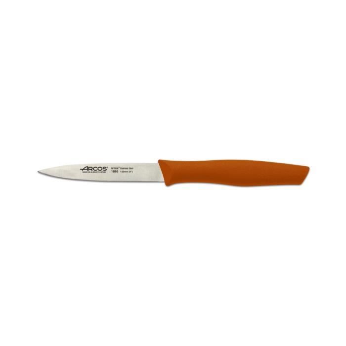 Arcos Orange - Mondador-Messer Nova 188633 Rostfreier Stahl Nitrum Und Mango Polypropylen, Farbene 10-Cm-Klinge Im Schaukasten - Bild 3