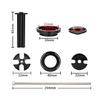 Aluminum Alloys Headset Compression Cores Top Cap Bike Headset Expander with Expansion Bolt for Tapered or Straight Tubes