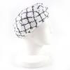 Excellent CHANEL beret COCO Mark Tweed white cotton Women M 19C Used