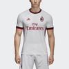 Adidas Ac Milan Away Football Sports Short Sleeve T-Shirt 2017-18 Season Fan Edition Men Tops White BR8946