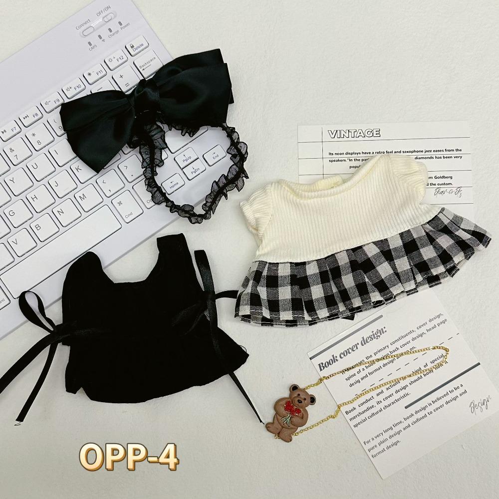 Dress 20cm Cotton Doll's Clothes Toy Accessories Cotton Doll Lolita Outfit Dress  Children Gift