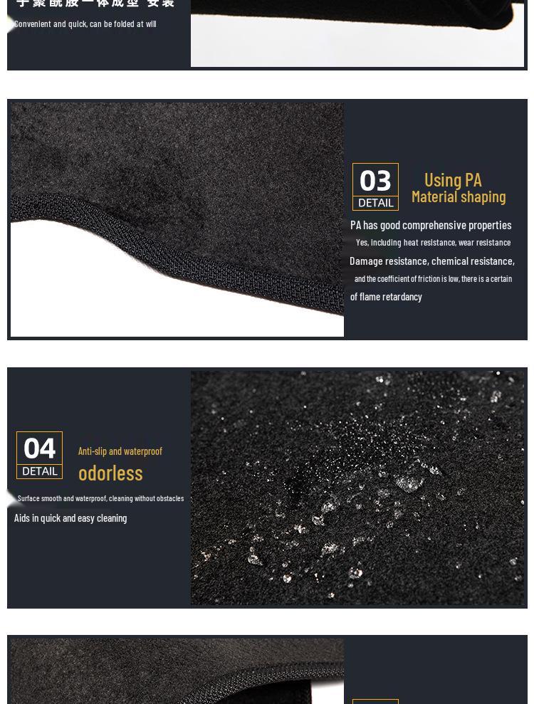 Tesla Model Y Wildleder Kofferraummatten - Originalstil, Doppelschicht für vorderen und hinteren Kofferraum