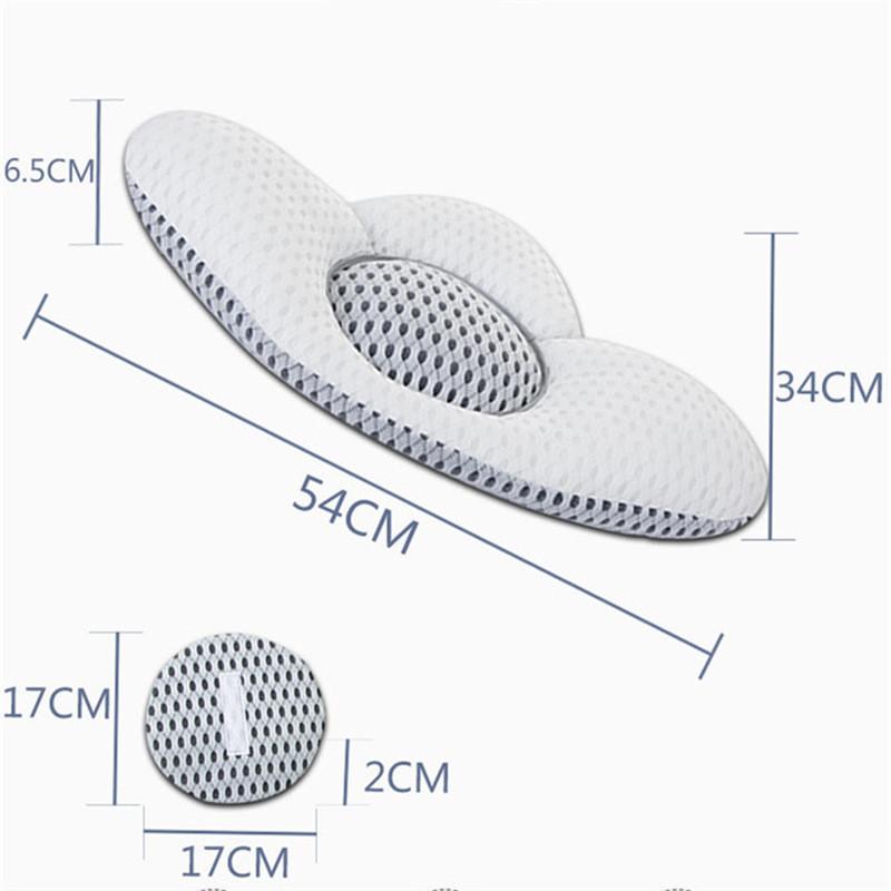 3D Lumbar Pillow Sleep Lumbar Intervertebral Disc Breathable Lumbar Support Cushion Pregnant Women Sleep Lumbar Support