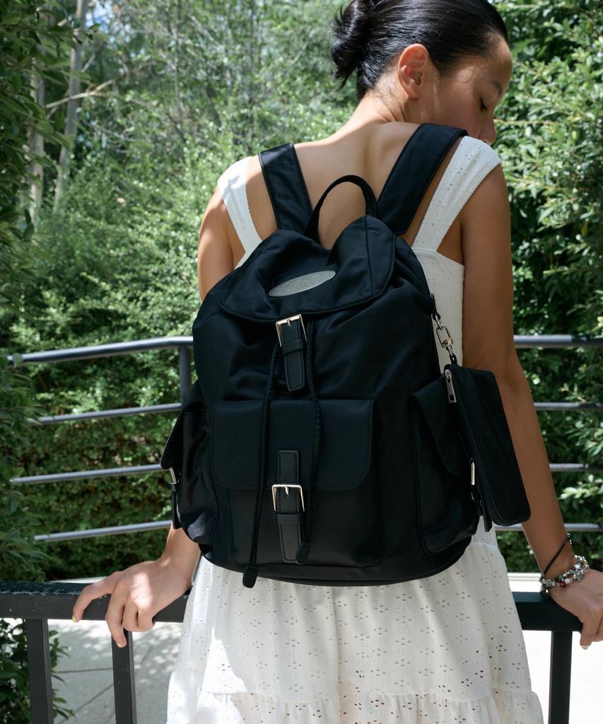 Lotsyou Nostalgia Big Backpack Black