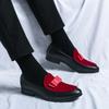 Luxuriöse Schuhe im britischen Stil für Herren, rote Wildlederschuhe 2026, Business-Herren-Anzugschuhe, Designer-Fliege, Formelle Schuhe, Große Größe 48