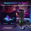 Microphone USB - GENERIC - Aveek Micro Gaming - Condensateur - Réduction de Bruit - Bras de Support