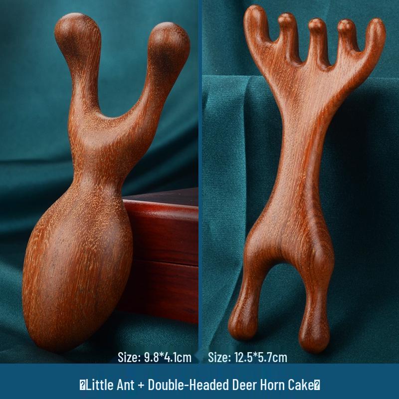 Sandalwood Facial Massage Comb for Eye & Nose Relief, Hair Growth, and Dark Circles Treatment