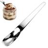 Thickened Handle Ice Cream Spoon Stainless Steel Yogurt Spoon Dessert Spoon  Coffee Mixing