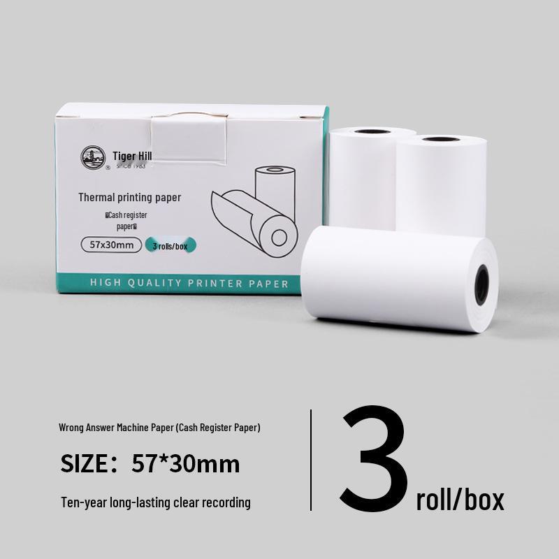 Long-Lasting 57x30mm Thermal Sticker Polaroid Labels