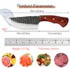Srainless Steel Kitchen Knife Boning Knife Chef Knife Handmade Forged Knife for Cooking BBQ Meat Cleaver Kitchen Accessories