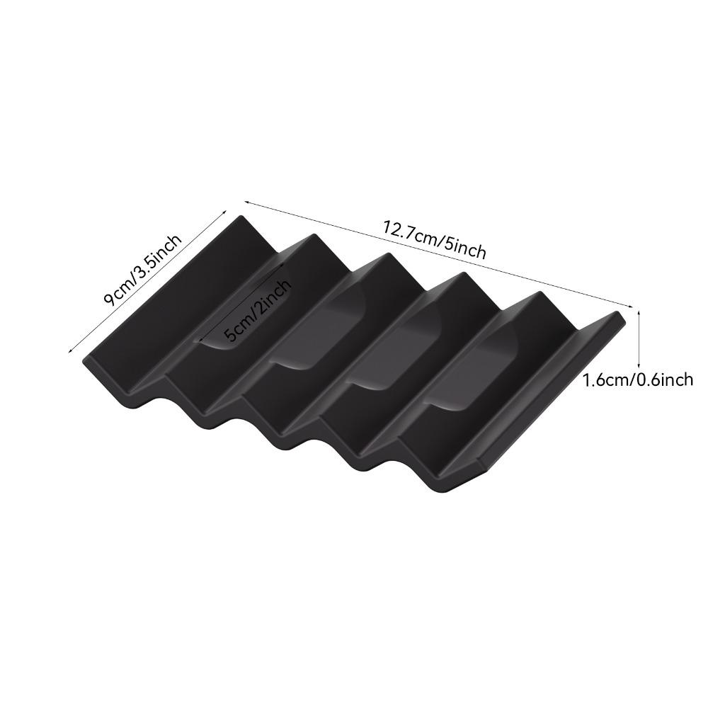 Quick Dry Silicone Soap Dish Wave Drainage Soap Rack Premium Soft Soap Pad Bathroom Sink