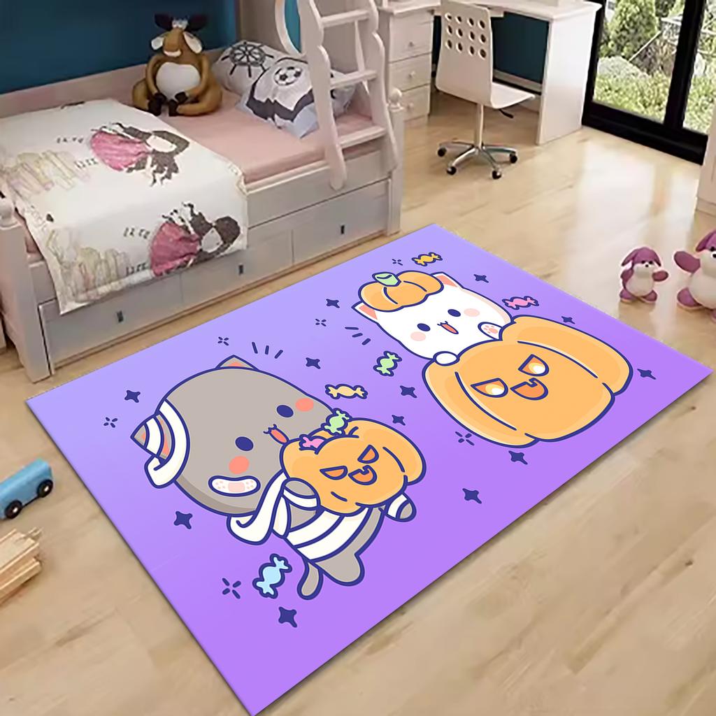 1pcs Bubu Dudu Panda Bear Printed Carpet Doormat Bedroom Decorative Rug for Living Room Kitchen Floor Mat Bathroom Anti-slip Mat