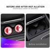 2PCS Car Anti Slip Mat Coaster Cup Car Water Cover Slot Interior Accessories Auto Styling Gift for Men & Women Football Fans