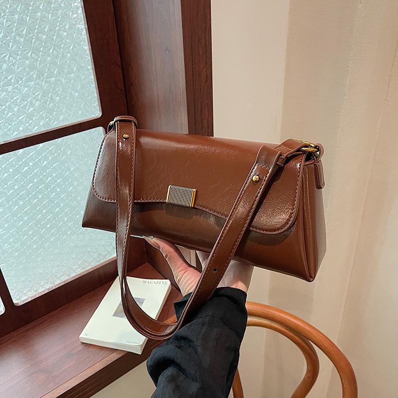 Wholesale Niche High-end Bag Women's 2025 New Fashion Retro Shoulder Underarm Bag Versatile Messenger Bag