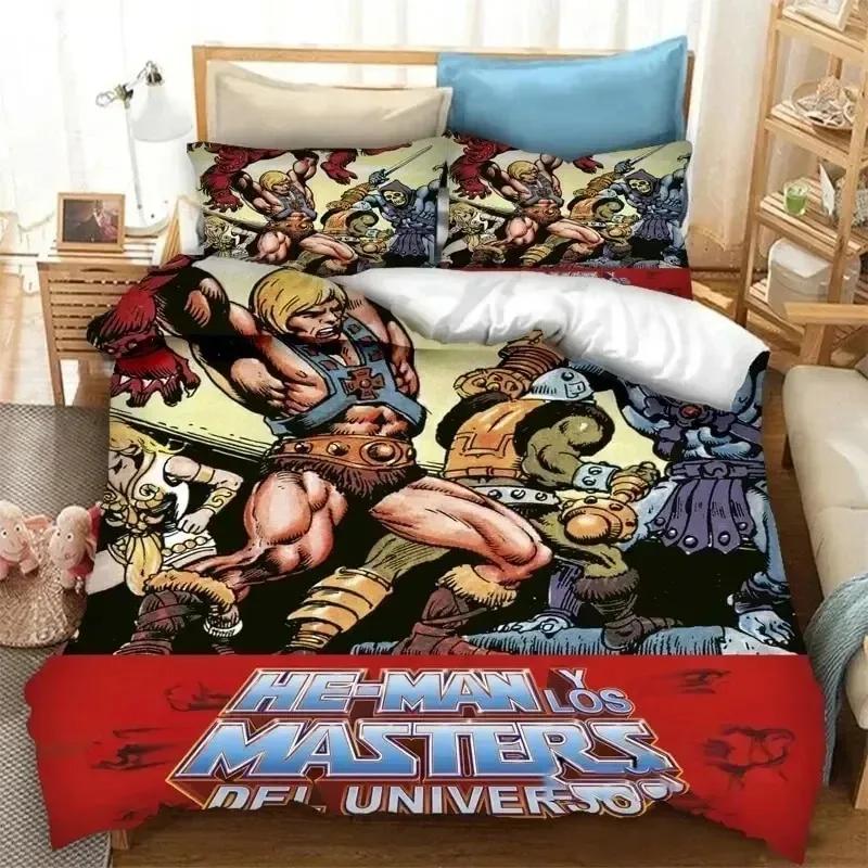 He Man And The Masters Of The Universe Duvet Cover Bedding Set Double Twin Full Queen King Adult Kid Bedclothes Quilt Cover