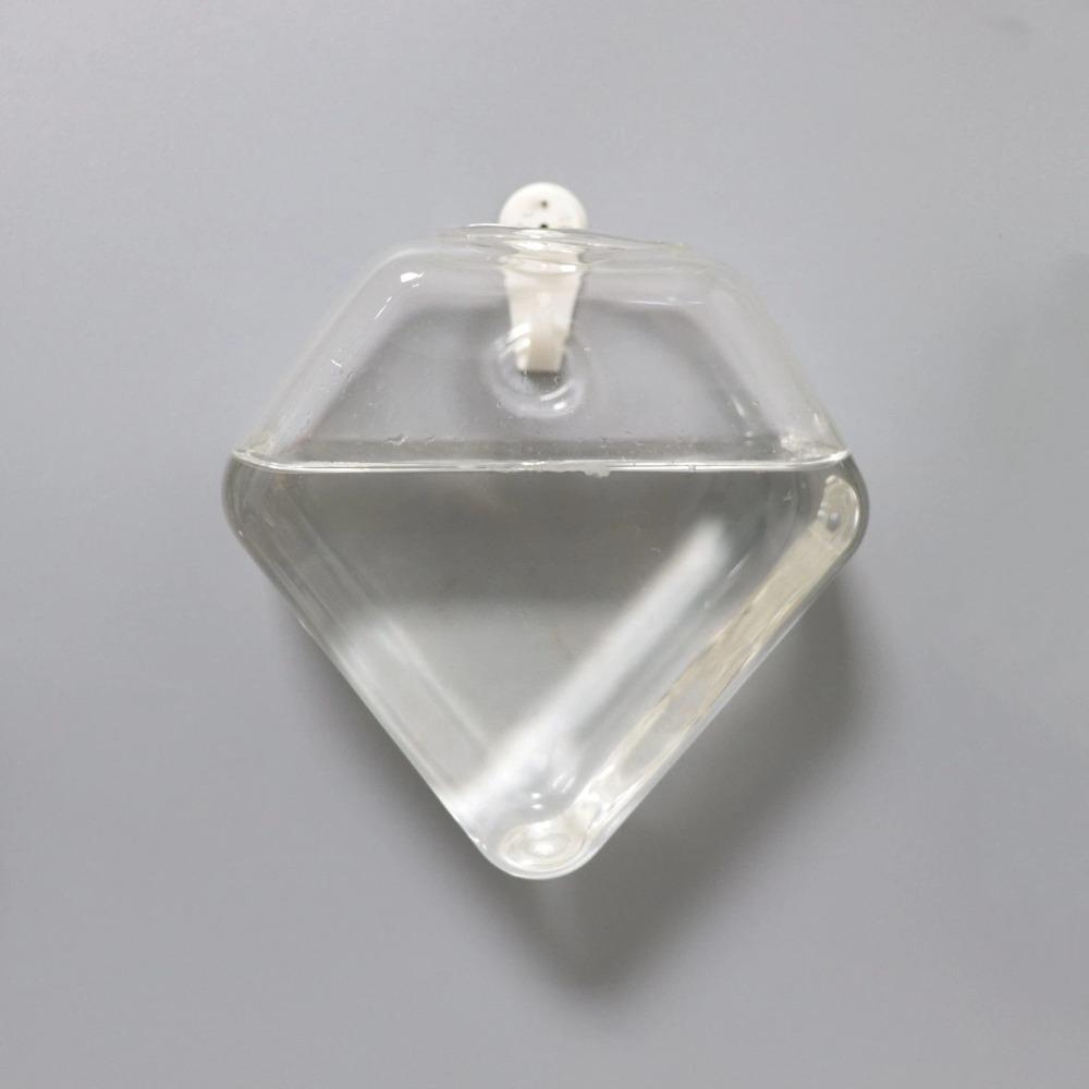 Настенная гидропонная ваза неправильной формы Цветочный горшок Минималистичная стеклянная ваза Подарок для любителя растений прозрачный