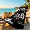 Wrestlemania Customize Text Beach Towel Super Soft & Absorbent For Beach Bathroom Outdoor Swimming Pool Camping Picnic Yoga Diving Vacation Accessorie