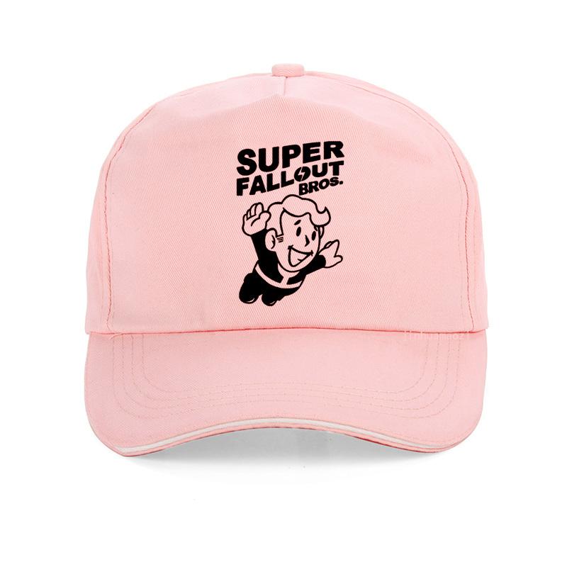 Super Fallout Bros Letter Print Baseball Cap Vault Tec Gaming Video Game Fallout Man Women Snapback Hats Gorra