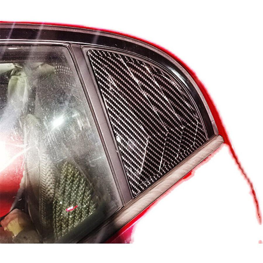 Osłona żaluzji bocznej szyby samochodu z włókna węglowego dla HONDA Civic 2006-2011
