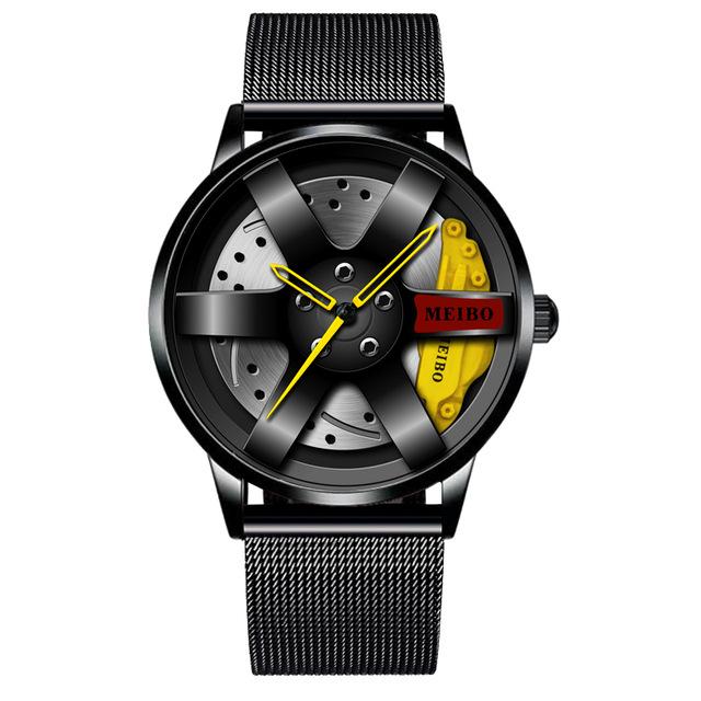 Fully Automatic Non-Mechanical Watch Men'S Car Wheel Hub Quartz Watch Trend Student Watch