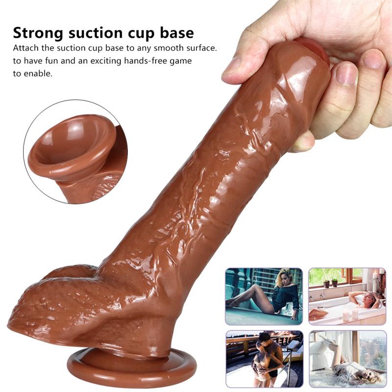 Foreskin Male Dildo Penis Big Stallion Manual Masturbator Thrusting Adult Products