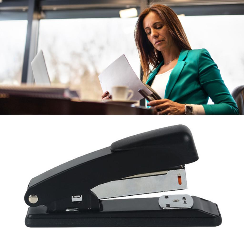 Small Desktop Stapler Handheld Stapler Document Bookbinding Tool for Household Office Use