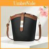 Pu Mini Water Bucket Shoulder Bag For Casual Travel Womens Crossbody Purse