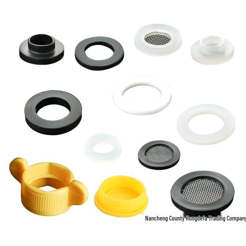 Corrugated Tube and Gas Pipe Sealing Gasket: PTFE, Silicone, Nitrile Rubber Rings, Teflon; High-Temperature Resistant.