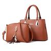 2pc/set Women Fashi Casual Totes Luxury Handbags Designer Shoulder Bags for Women Crossbody Composite Bag Bolsos