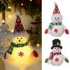 Snowflake Christmas Snowman Doll Toys Cartoon Christmas Decoration Plush Toy  New Year Gift