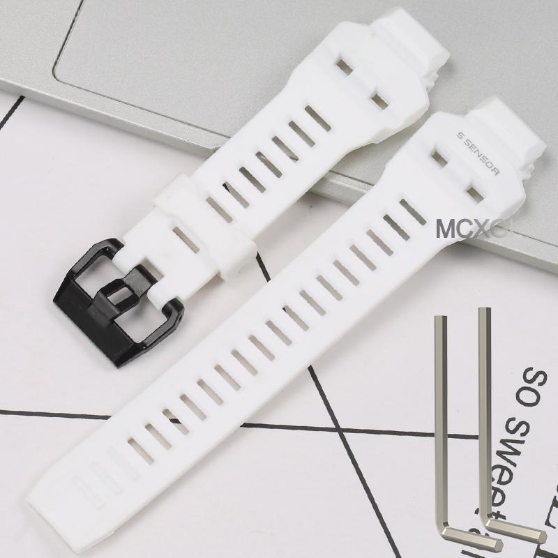 Rubber Strap For Casio G-Squad GBD-H1000-1A7JR Men's Strap GBD-H1000 GBD H1000 Replacement Bracelet