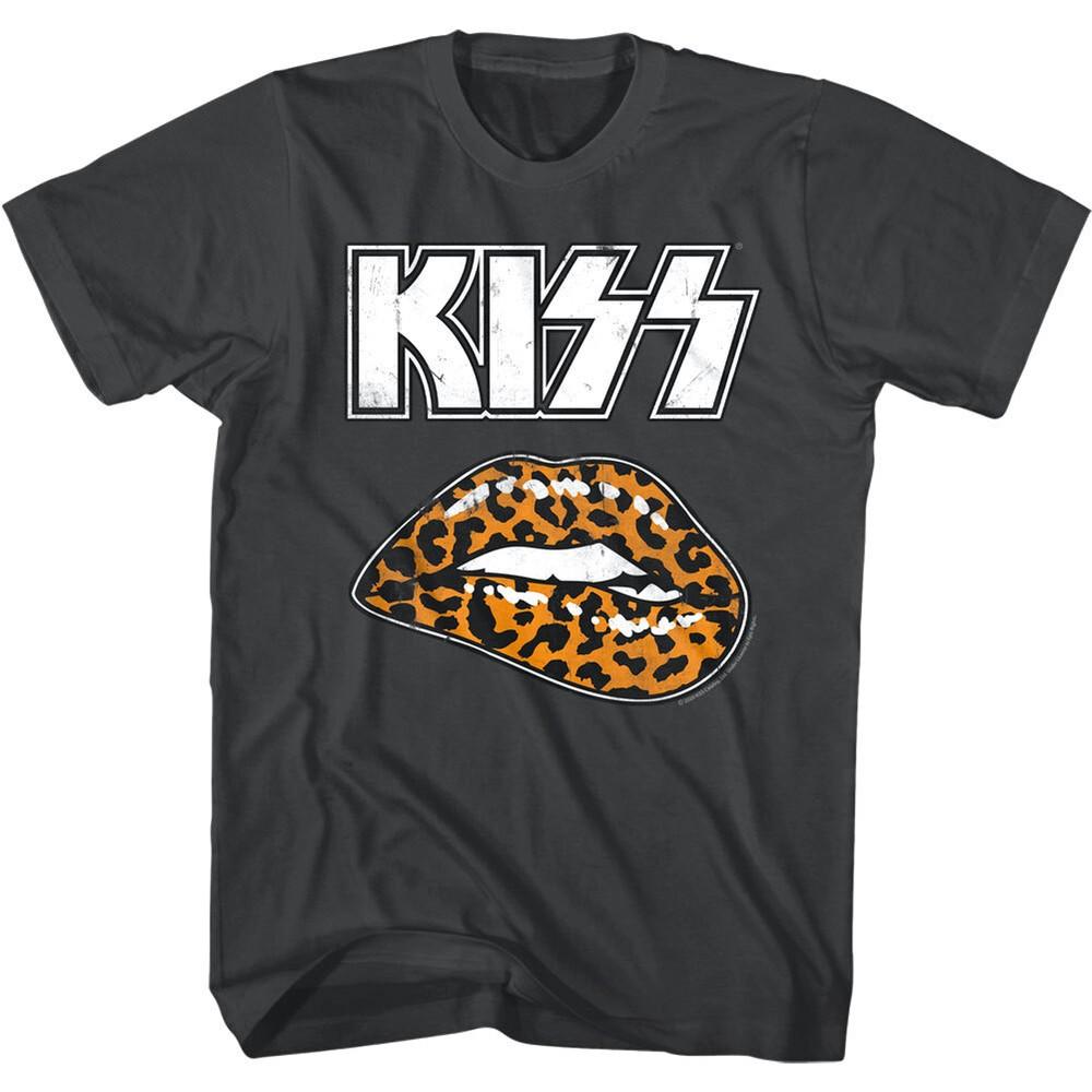

Kiss Leopard Lips Men s T Shirt 3XL