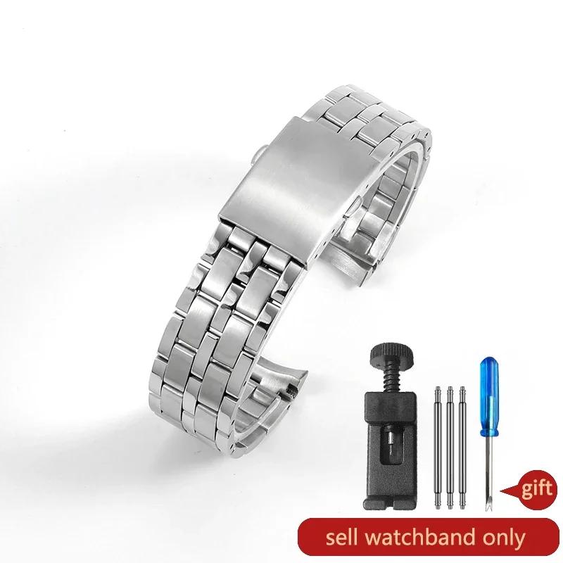 

Для ремешков для часов Tissot T033 Fantasy Classic серебристый с инструментом Серия T033410 T033210 Замена оригинальных 1853 19 мм Аксессуары 19mm